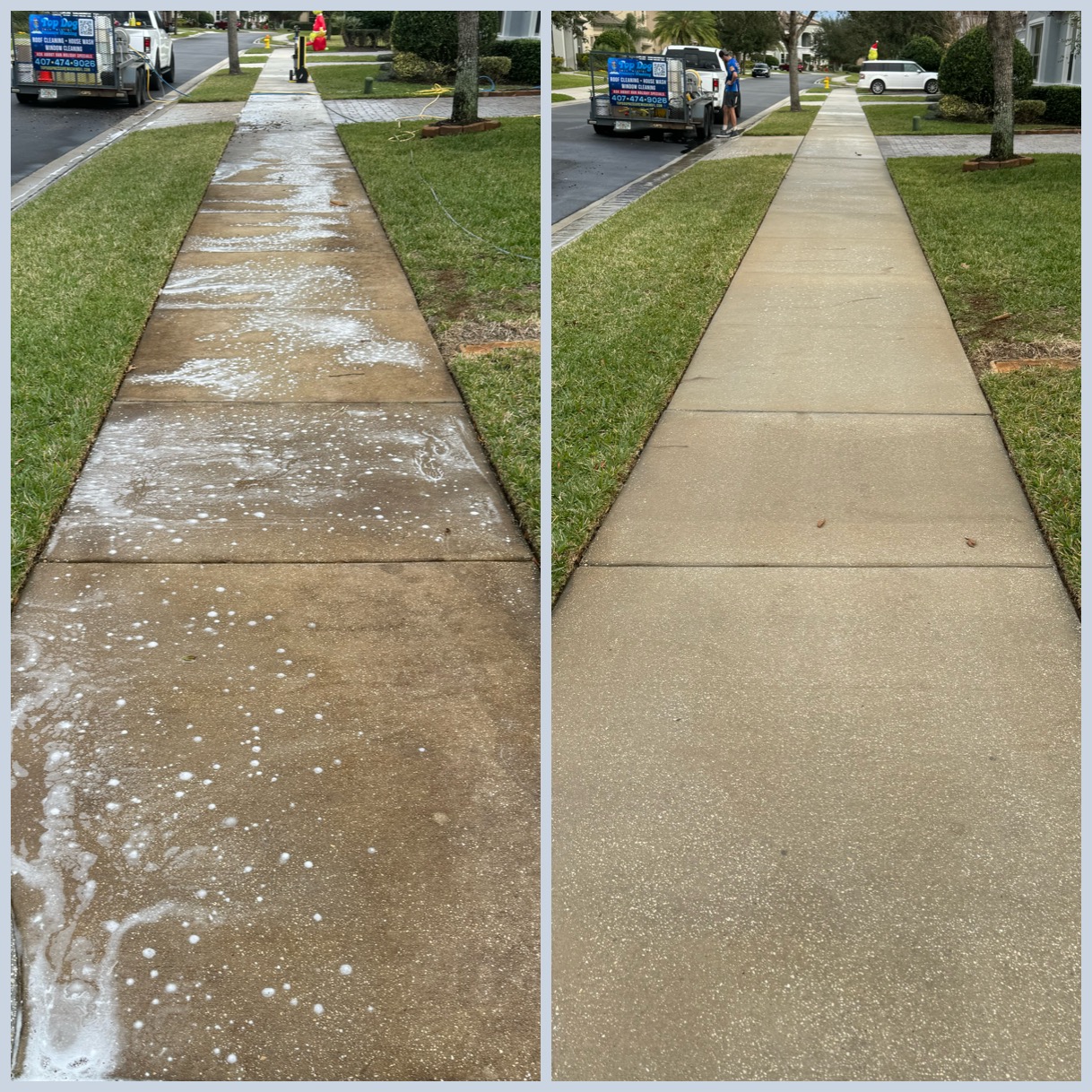 Sidewalk Cleaning in Sanford, Florida
