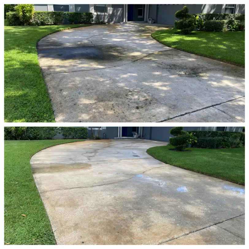Driveway and Sidewalk Cleaning in Lake Mary, FL
