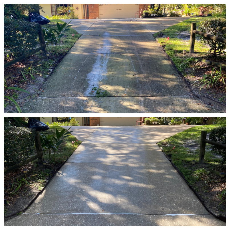 Sidewalk and Driveway Cleaning in Sanford, FL